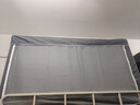 雅鹿强遮光床帘蚊帐一体式大学生宿舍单人上下铺专用床幔寝室围帘床帘 深灰【帐纱+支架】四面强遮光 上铺0.9*1.9*1.1m（烤漆支架） 实拍图