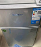 华宝小冰箱小型家用出租房用冷藏冷冻两用一级能效节能省电迷你宿舍寝室办公室二门电冰箱 【一级能效】76L银色【三天不到一度电】 实拍图