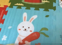 贝博氏babybox爬行垫EPE婴儿宝宝防摔爬爬垫儿童拼接泡沫地垫6片2CM加厚 实拍图