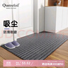 quatrefoil 地垫入户门进门脚踏垫门口可裁剪除尘防滑垫子  60*90cm灰色条 实拍图