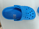 CROCS卡骆驰贝雅儿童洞洞鞋男女童户外包头沙滩鞋拖鞋/207013/207012 海蓝-456 26 (155mm) 实拍图