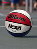 Wilson威尔胜 NCAA系列复刻比赛用球7号篮球室内外通用成人PU篮球 实拍图
