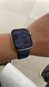 Apple/苹果 Watch S11 智能手表GPS款42毫米银色铝金属表壳雾紫色运动型表带S/M MEUT4CH/B 实拍图
