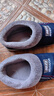 回力室内包跟男士棉拖鞋厚底保暖棉鞋冬季带后跟居家加绒拖鞋女冬 藏青色 40-41 标准码 实拍图