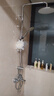 摩恩（MOEN）淋浴花洒套装三功能增压喷头家用卫浴顶喷亮银全套90108 实拍图