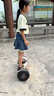 领奥智能儿童电动平衡车3-6-12岁体感10岁到15岁以上两轮自动平行车双轮成年人新款扭扭车 10吋炫光白【蓝牙+减震越野轮】 实拍图