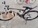 EG7死飞自行车男实心胎活飞网红倒刹车单车公路赛轻便成年学生成人女 纯黑色26寸60刀 骑行无忧 实拍图