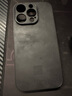 世咏（SHIYONG）适用苹果14pro手机壳 iphone14pro保护套镜头全包超薄防摔轻奢羊巴皮简约国风小羊皮男女款 黑色 实拍图