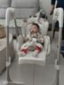 karmababy卡曼宝宝餐椅婴儿餐椅摇椅二合一多功能 【免安装】流光奶咖电动 实拍图