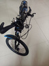 津驰远儿童自行车6-10-15岁碟刹中大童山地男女孩学生单车一体轮脚踏车 车灯款|蓝色+变速+双碟刹+辐条轮 20寸【身高130-150cm】约8-12岁 实拍图
