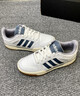 adidas ENTRAP美式校园风运动少年感复古篮球风板鞋男女阿迪达斯 白色/蓝色   38 实拍图