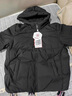 坦博尔羽绒服女短款秋冬连帽宽松保暖女士外套厚TD236356 黑色 175  实拍图