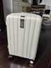 汉客行李箱女拉杆箱男登机箱镇店之宝双层拉链密码箱子旅行箱20英寸白 实拍图