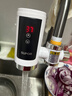 苏泊尔(SUPOR)电热水龙头免安装速热家用即热式加热接驳式厨宝小型热水器冷热两用家用热得快过水热 恒温白色+漏保(5档功率可调） 实拍图