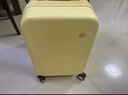 米熙mixi高颜值拉杆箱子行李箱大容量女旅行箱密码箱男24英寸云雀黄36 实拍图