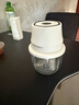 荣事达绞肉机家用小型料理机无线电动打蒜器捣蒜泥神器多功能辅食机厨房绞馅机蒜蓉机搅蒜器蒜泥捣碎器 【六叶刀+三叶刀】 0.35L 玻璃杯+旋风绞打 实拍图