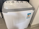 东方小天鹤半全自动洗衣机大容量家用双缸双桶筒老式波轮小型甩干 5KG迷你母婴专用蓝光不锈钢桶 实拍图