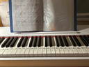 海蒂诗电钢琴便携式88键重锤初学者儿童电子钢琴成人专业电钢考级幼儿 B-101白色-重锤三踏-钛金腿 实拍图