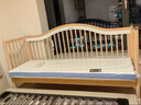 哈卡达婴儿床无缝拼接床实木婴儿儿童大床新生儿宝宝床 单床+10cm高定4D空气床垫 200*60cm 实拍图