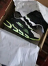 安踏儿童运动鞋男女童跑步鞋秋冬季网革旋钮扣犟弹科技学生赤焰跑鞋 【男革面】黑/白/绿5523N-1 37 脚长约23.5cm 实拍图