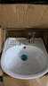 箭牌（ARROW）陶瓷洗手盆立柱盆 浴室洗手间立式洗手盆台盆阳台家用小户型  +249升级LED触控智能镜 实拍图