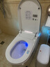 恒洁HEGII智能马桶一体全自动翻盖脚触翻圈内置泡沫紫外线坐便器 大U灰边-高配-带水箱-自动翻盖 250/300/350/ 400mm 备注坑距 实拍图