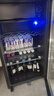 先科（SAST）冰吧冷藏柜 欧式恒温红酒柜办公室酒店家用电冰箱迷你小型单门电竞茶叶保鲜柜展示留样饮料药品柜 135升 黑胆（冷藏+微冷冻+蓝光灯+带锁） 实拍图