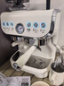 雪特朗 【政府补贴】意式半自动咖啡机家用磨豆机奶泡机研磨一体 可视压力显示AC-517E 【双系统双泵】米白色 实拍图