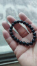 雅薇妮纯黑乌金天然黑曜石手链男士女款貔貅佛珠手串本命年饰品 黑曜石手串全珠款8mm 实拍图