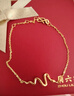周六福黄18K金手链彩金手链生日礼物KH072149 约16+2.5cm 实拍图