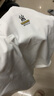 花花公子（PLAYBOY）高档100%纯棉夏季短袖t恤男士高档翻领polo衫透气吸汗休闲上衣 短袖YW7702白色 XL 175建议135-150斤 实拍图