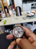 罗西尼（ROSSINI）手表男款 生日礼物机械手表商务简约男表防水钢带白盘515701 实拍图