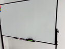 比比牛 白板支架式90*150cm 办公写字板双面带架子 可升降翻转家用教学黑板 黑金刚BBNV90150 实拍图