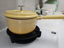 京东京造 奶锅 婴儿辅食小汤锅泡煮面陶瓷不粘【有钛健康】20cm渐变黄 实拍图