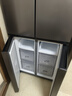 美的【政府补贴20%】宽75.3厘米457冰箱60厘米超薄嵌入十字对开四开门变频一级能效无霜家用电冰箱 【全空间养鲜/苍穹灰】MR-457WUSPZE 实拍图