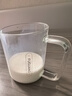 富光高硼硅玻璃杯花茶杯子单层果汁杯牛奶杯带把带刻度水杯男女 实拍图