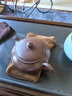 藏壶天下【政府补贴】宜兴紫砂壶纯手工茶壶紫茄泥小容量家用泡茶壶明炉壶 实拍图