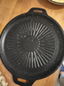 麦饭石烤肉盘家用不粘锅铁板烧韩式烤肉锅电磁炉卡式炉户外烤盘 太阳花烤盘 28cm 实拍图