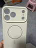 奶小鸭（NEYAA）适用苹果17promax手机壳iphone17promax保护套全包超薄Magsafe磁吸液态硅胶防摔简约男女款 古董白 实拍图