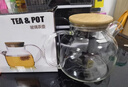 ZOZX德国品质围炉煮茶壶玻璃壶泡茶专用壶冷烧水壶明火电陶炉煮茶器花 【普通款】竹盖茶壶【高硼硅玻璃 明火直烧】 1L 1L以上 实拍图
