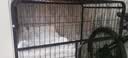 酷奇宠猫笼 大号猫笼子带厕所猫别墅猫窝成猫幼猫猫舍猫屋宠物笼子用品 黑色 大双层 84.5*60.5*96cm 实拍图