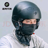 洛克兄弟防晒头套摩托车全脸骑行面罩围脖冰丝春夏季防风户外男女 灰色 实拍图