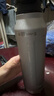 恩尔美（nRMEi）保温保冷杯大容量男士款316不锈钢学生户外骑行便携运动水壶杯子 冰花白1000ml【镀钛款/保冷热】 实拍图