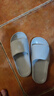 稻草人拖鞋男女居家用洗澡厚底浴室内可外穿情侣静音中国红凉拖 灰42-43 实拍图
