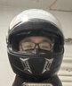 野马（YEMA）3C认证828S摩托车头盔男全盔冬季双镜片机车安全帽 四季通用 均码 亚黑+防雾贴片 实拍图