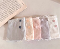 莫代尔内裤女纯棉100%全棉夏季薄款抗菌少女学生高弹透气中腰三角短裤衩 四叶小花纯棉系列 5条 L 【推荐体重95-125斤】 实拍图