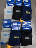 NBA袜子男士中筒四季休闲商务运动袜男舒适无骨精梳棉篮球袜6双装 实拍图