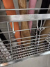 缔尚（DISHANG）304不锈钢筷子筒壁挂式免打孔筷子篓筷勺餐具沥水置物架筷子笼 加厚三格 带4钩【塑盘】 实拍图