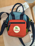 SHUKIKU方糖多功能迷你包儿童户外防泼水双肩包斜挎包手提旅游包经典橙红 实拍图