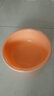 新款圆形家用洗脸盆加厚卫生间厨房洗衣洗菜洗脚宿舍泡脚盆 干邑橙 大号plus【直径37CM】 实拍图